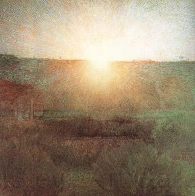 Giuseppe Pellizza da Volpedo The Rising Sun or The Sun (mk19) Norge oil painting art